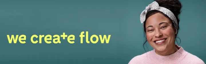 we create flow banner